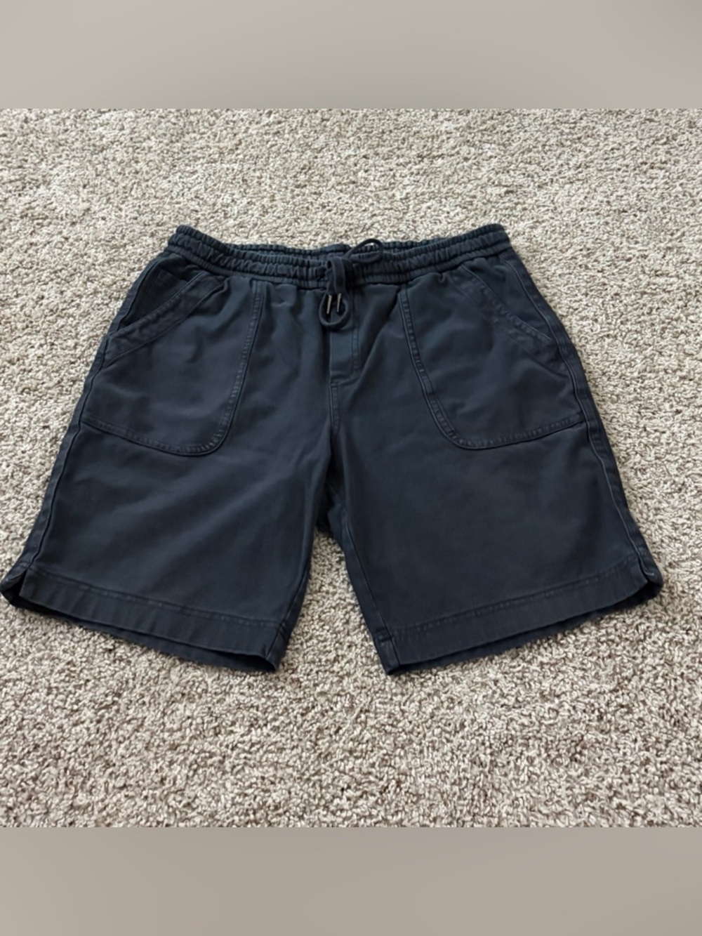 Athleta Men's Black Athletic Drawstring Shorts